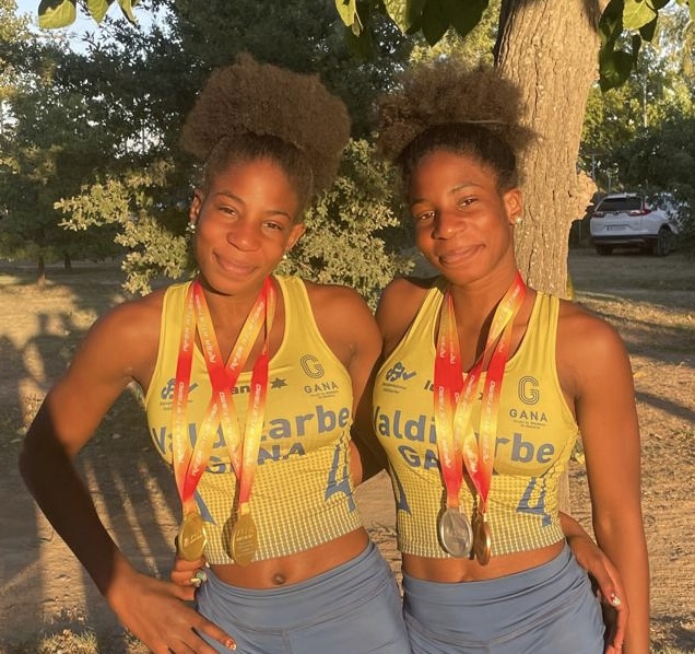 Las hermanas Okunrobo a concentrarse con la RFEA